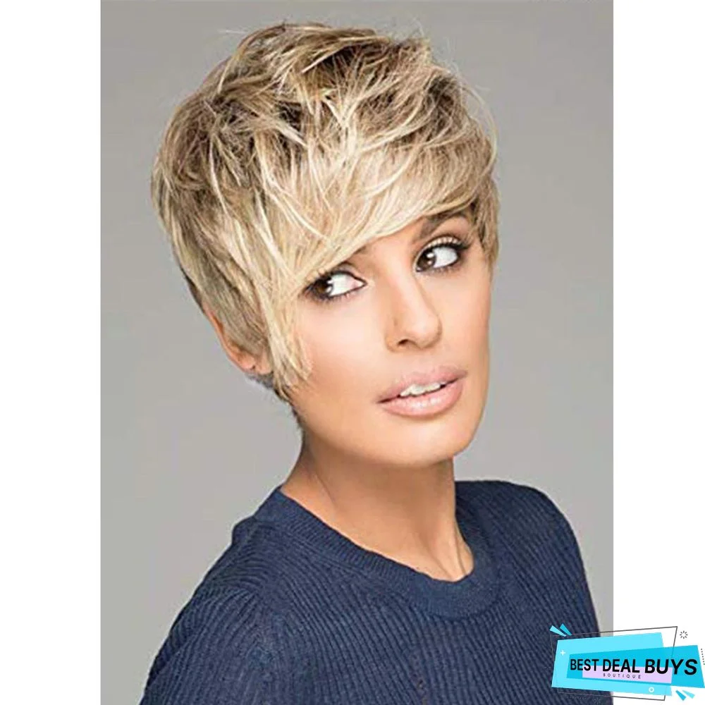 New Wig Ladies Fashion Short Straight Hair Short Hair