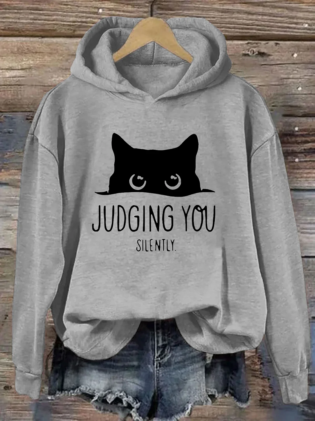  Judging You Silently Hoodie 