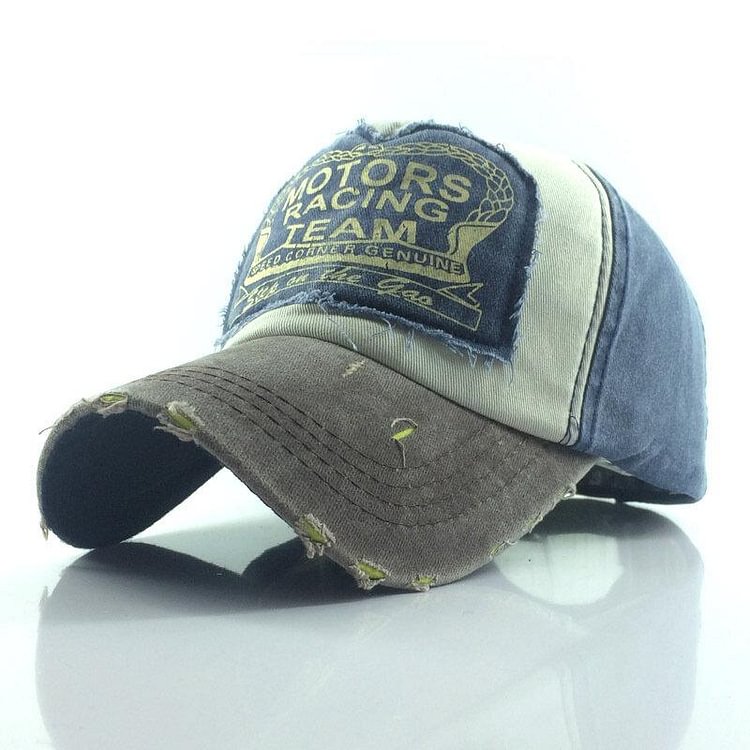 Men Washed Cotton Baseball Cap Outdoor Sunshade Adjustable Hats