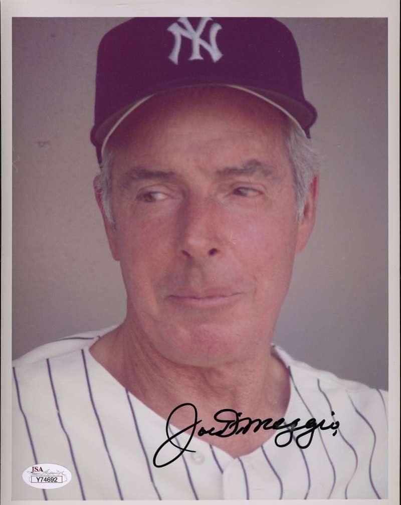 Joe Dimaggio Jsa Certed Signed 8x10 Photo Poster painting Authentic Autograph