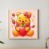 Diamond Painting -5D Full Round Drill Bear Strawberry