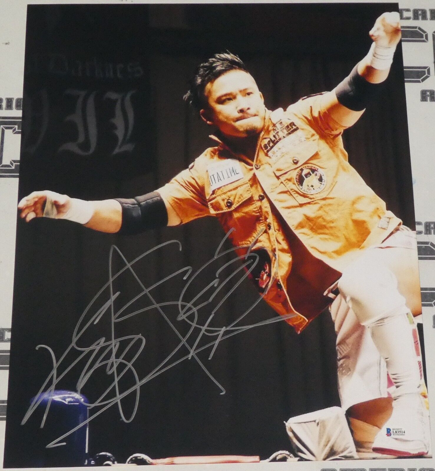 Kushida Signed 16x20 Photo Poster painting BAS Beckett COA New Japan Pro Wrestling Autograph ROH