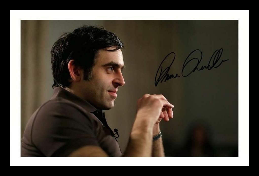 Ronnie O'Sullivan Autograph Signed & Framed Photo Poster painting