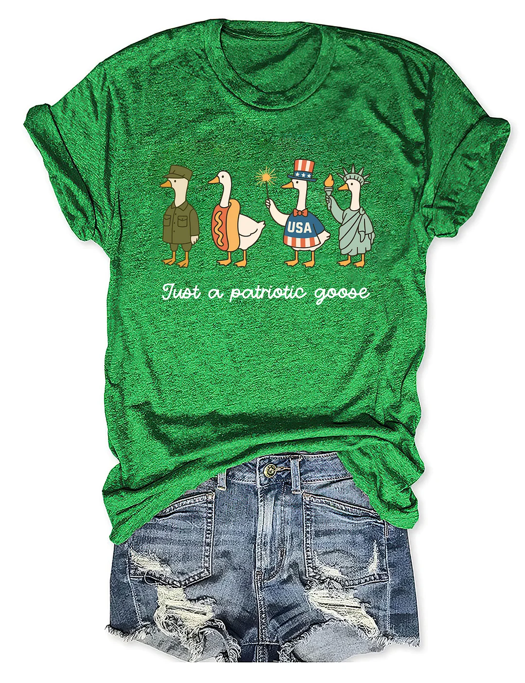 4th of July Silly Goose T-shirt