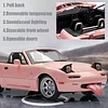 MX5 toy car 1/32 die-cast model car, pull back remote control sports car with lights and sounds