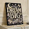 DIY Pearl Painting Dream Big for Home Wall Decor with Frame(30x40cm)