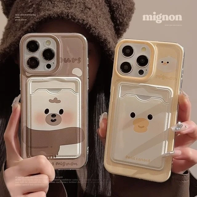Holder Animal Phone Case Card