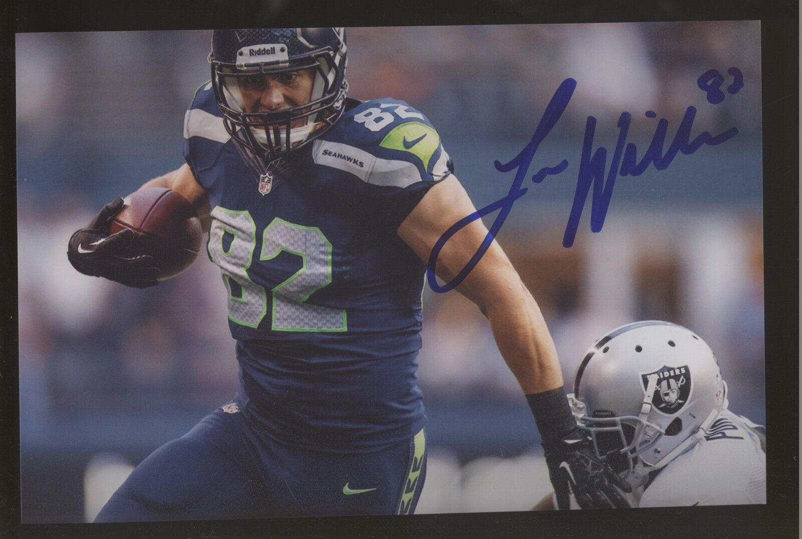 Luke Willson 4x6 Photo Poster painting Autographed Signed AUTO Seahawks SB Champion SPH 0370