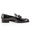 Handmade Mens Patent Leather Shoes Loafers
