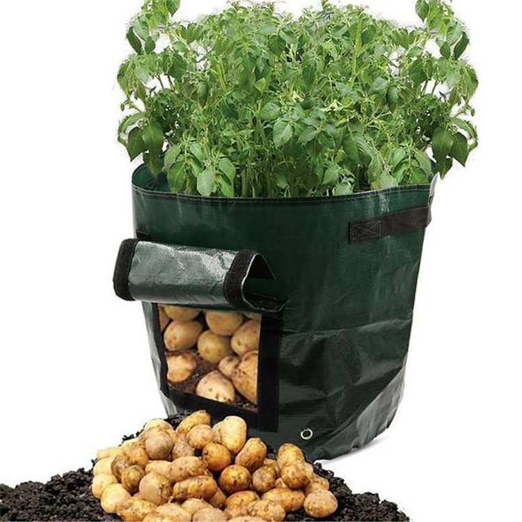 18/26/38L Large Capacity Potato Grow Planter PE Container Bag Pouch Tomato Vegetables Garden Outdoor