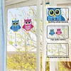 2pcs Diamond Painting Owl Light Catcher Hanging Decor