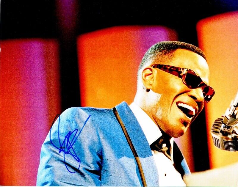 Jamie Foxx Signed - Autographed Ray Charles 11x14 inch Photo Poster painting with Certificate