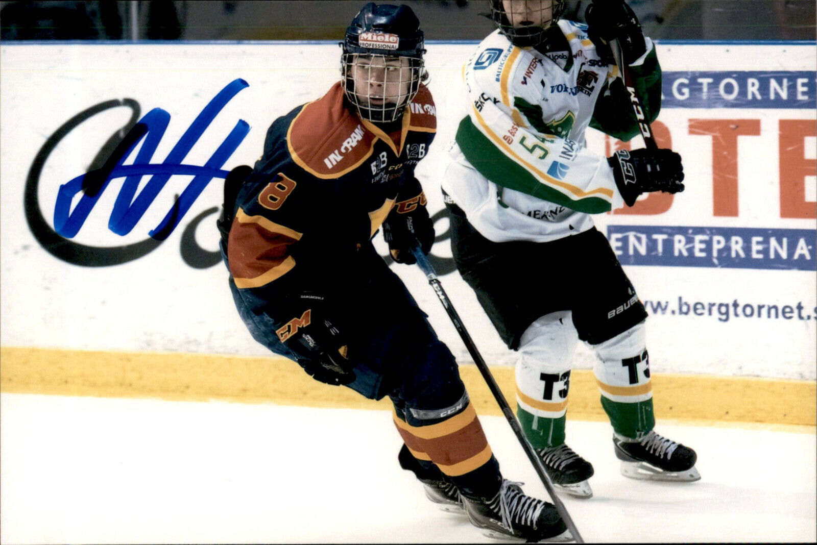 Alexander Holtz SIGNED 4x6 Photo Poster painting SWEDEN DJURGARDENS IF / NEW JERSEY DEVILS #4