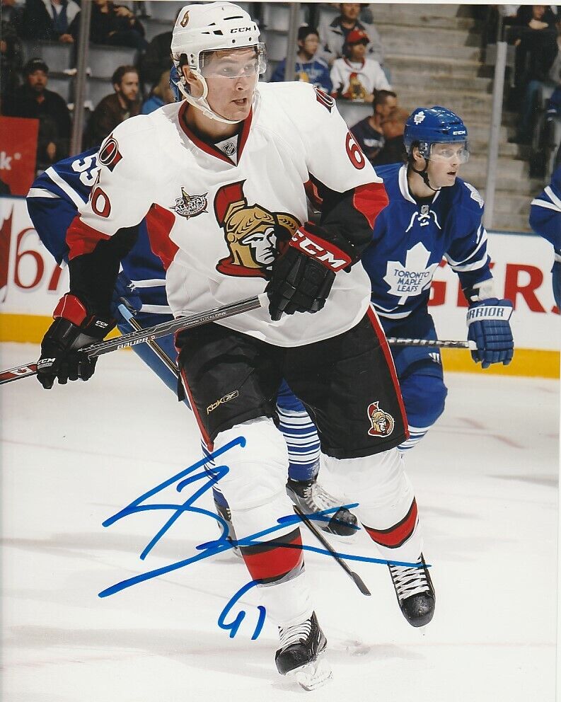 MARK STONE SIGNED OTTAWA SENATORS 8x10 Photo Poster painting #3 Autograph