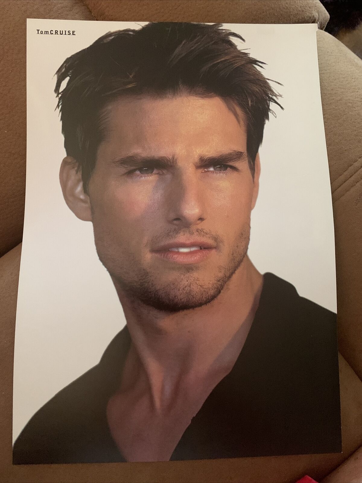 Tom Cruise Single Page Coffee Table Book Photo Poster painting Page 9x13