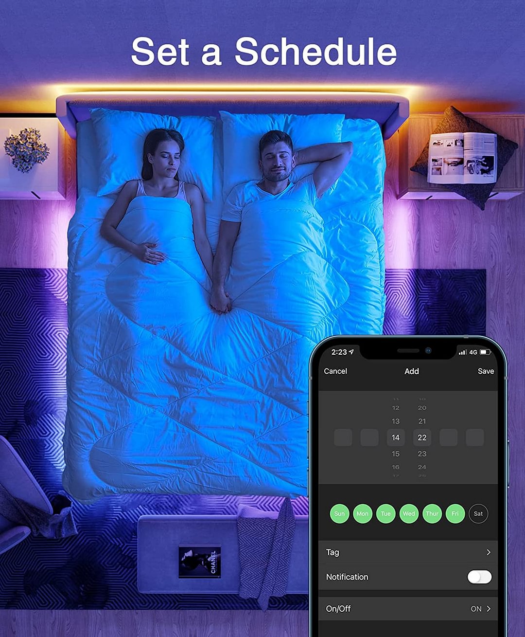 Gosund Led Strip Lights 9.2ft/16.4ft/32.8f