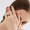 Smart Ring with Display Screen Fitness & Health Tracker Fitness Rings IP68 Waterproof with Call Notification for Both Women and Men