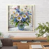 Daisy - peinture diamant perceuse ronde - 30*30cm