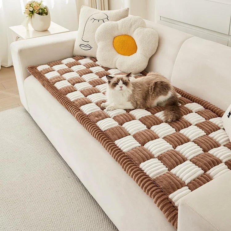 Sanmadrola Couch Cover Sofa Cover Slipcover Furniture Protector for Dog Cat Pet Non Slip Cushion Couch Sofa Covers