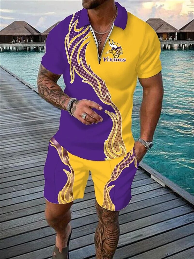 Minnesota Vikings
Limited Edition Polo Shirt And Shorts Two-Piece Suits