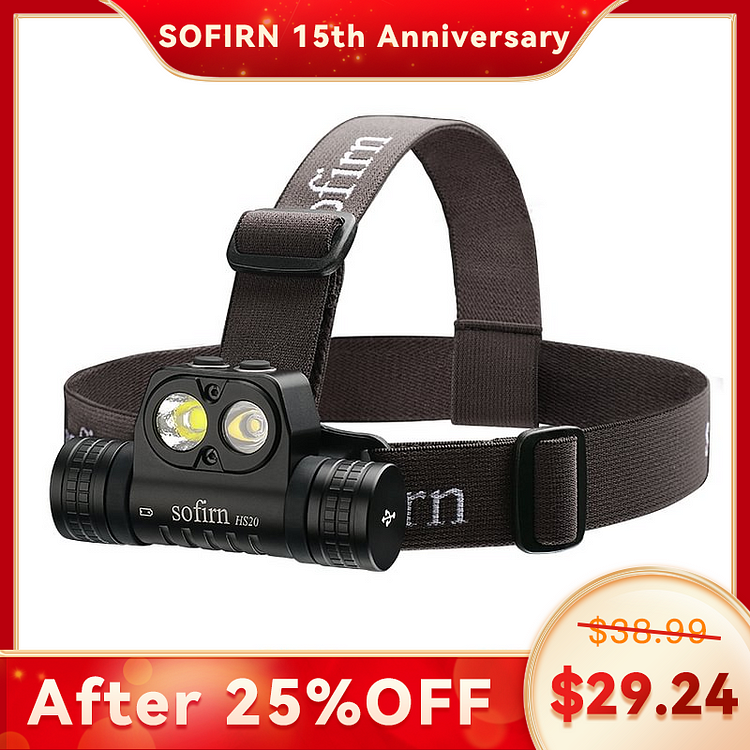 Sofirn HS20 Rechargeable  Headlamp