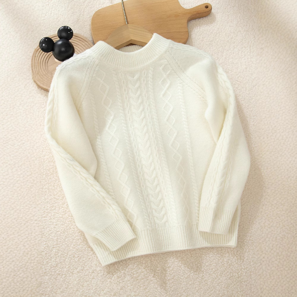 Unisex Kids Cashmere Sweater REAL SILK LIFE