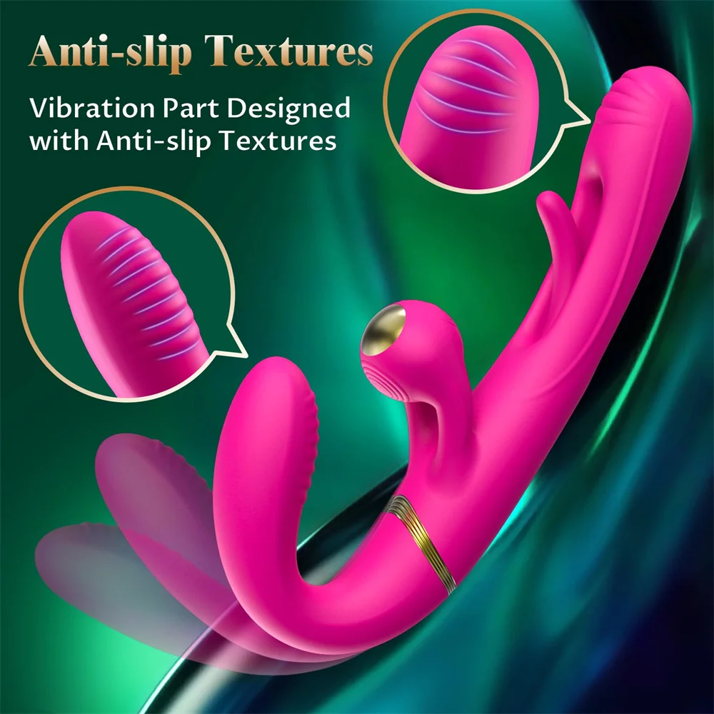 Lesbian G-spot Vibrator 10 Modes Flappig Wearable Clitoral Stimulator With Remote Control