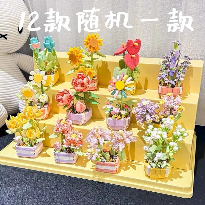 Building Toys Flower Plastic Toys