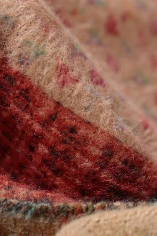 Autumn Colorful Flower Knitted Sweater Coat