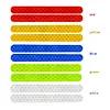 2Pcs Car Reflective Stickers Warning Anti-collision Reflective Strips (Red)