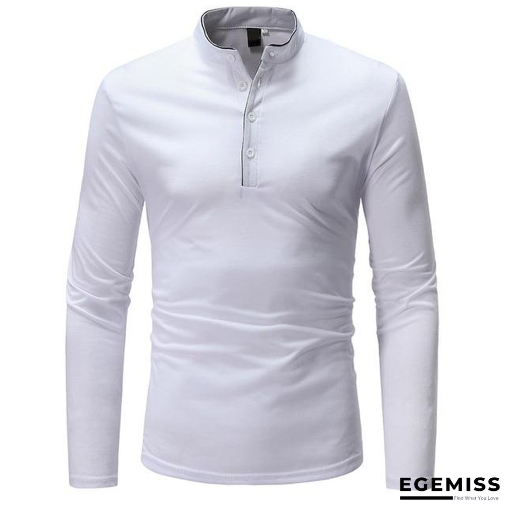 Casual Autumn Winter Polo Shirt Men Solid Long Sleeve Polo Shirt Men Slim Fit Polo Homme | EGEMISS