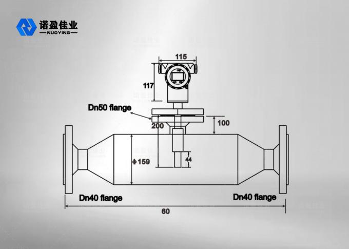 NYDE PN40 FDM Fork Density Meter Explosion Proof 24VDC 0–600CP 0
