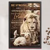 Lion-11CT Stamped Cross Stitch 40*60cm/15.75*23.62in(Big Size)