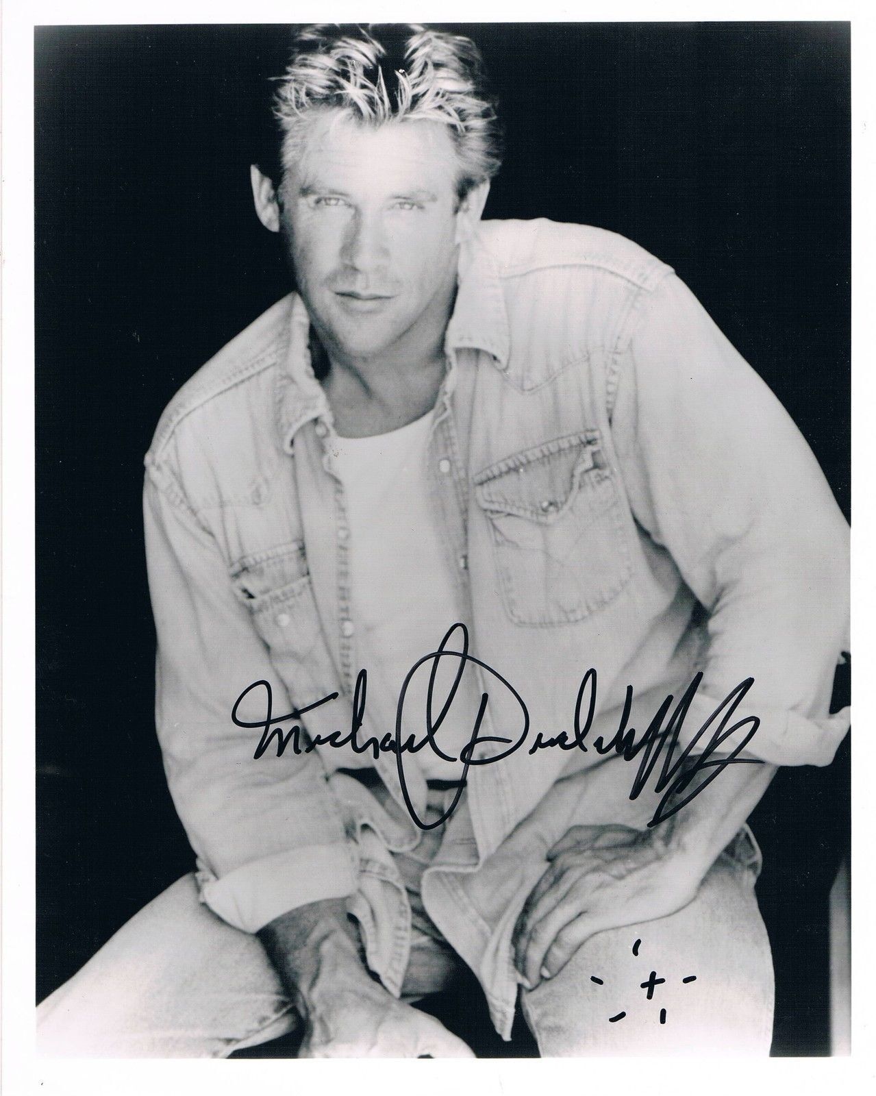 Michael Dudikoff 1954- genuine autograph Photo Poster painting 8x10