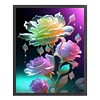 Flower - 11CT Stamped Cross Stitch 40*50cm