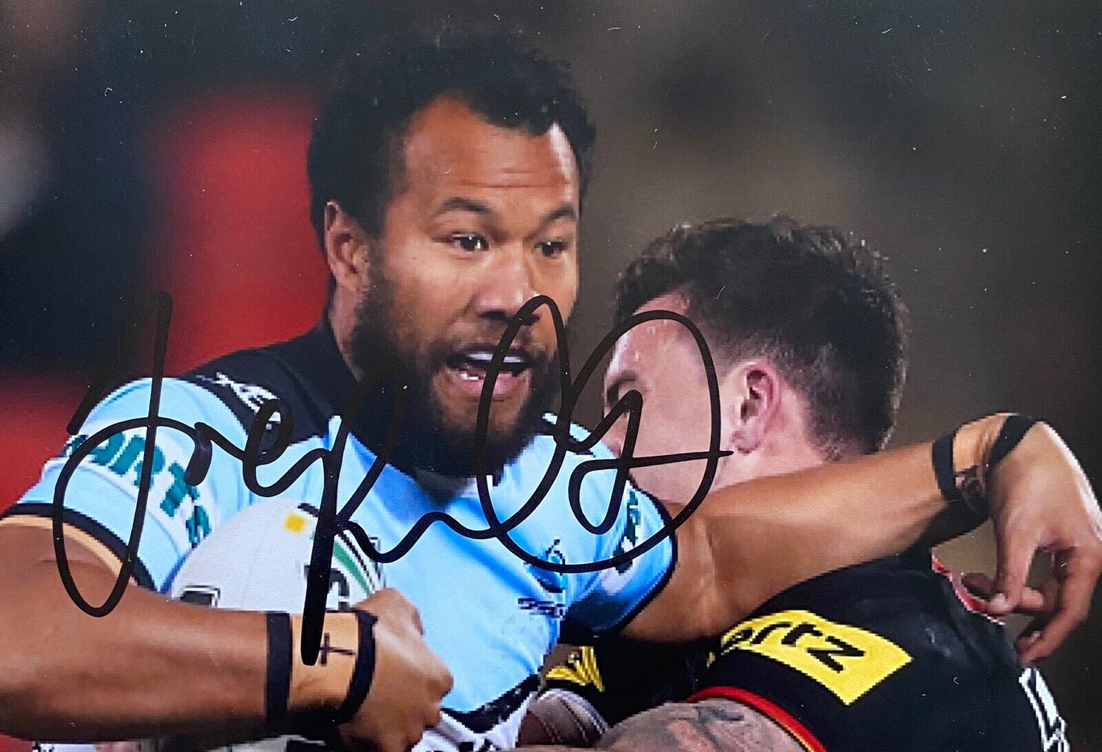 Joseph Paulo Genuine Hand Signed 6X4 Photo Poster painting - Cronulla Sharks