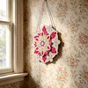 DIY Double Layer Rotatable Mandala Diamond Painting Hanging Kits Crystal Rhinestone Art Pendants for Adults Gift Home Wall 