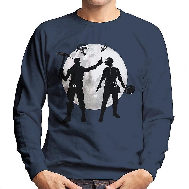 Fortnite Vs PUBG Men's Sweatshirt