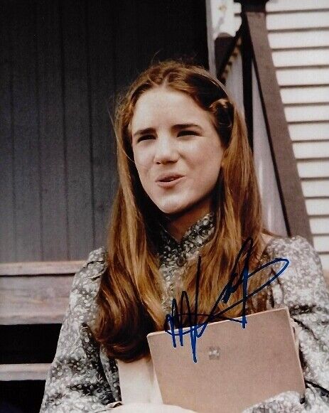 Melissa Gilbert Signed Little House On The Prairie 8x10 inch Photo Poster painting Laura Ingalls