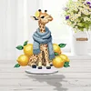 >SALE<Acrylic Lemon Giraffe Diamond Painting Desktop Ornaments Bedroom Table Decor