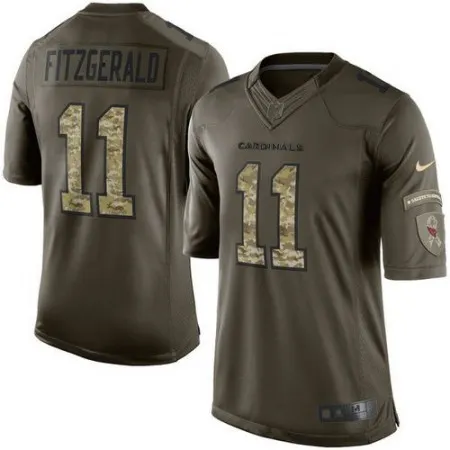Cardinals #11 Larry Fitzgerald Green Youth Stitched NFL Limited Salute to Service Jersey