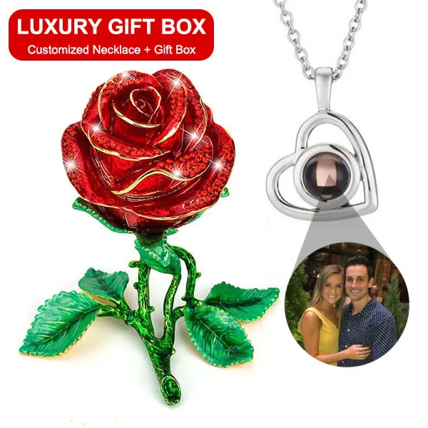 Sterling Silver- Heart Projection Necklace Gift