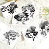 6pcs Vintage Lady DIY Diamond Painting Greeting Card Set with Envelopes Rhinestone Diamond Art Mosaic Postcards for Birthdays Thanksgiving & Special Occasion