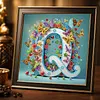 Butterfly Flower Q 5D Partial Drill DIY Diamond Painting Kit 30*30cm