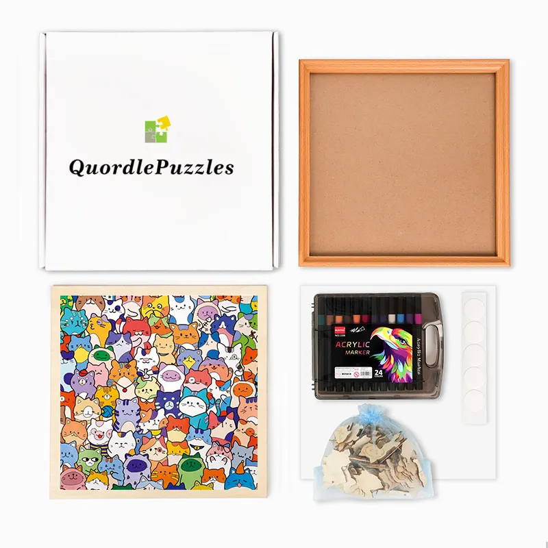 Original kit photo. Coloring supplies vary by selected option.