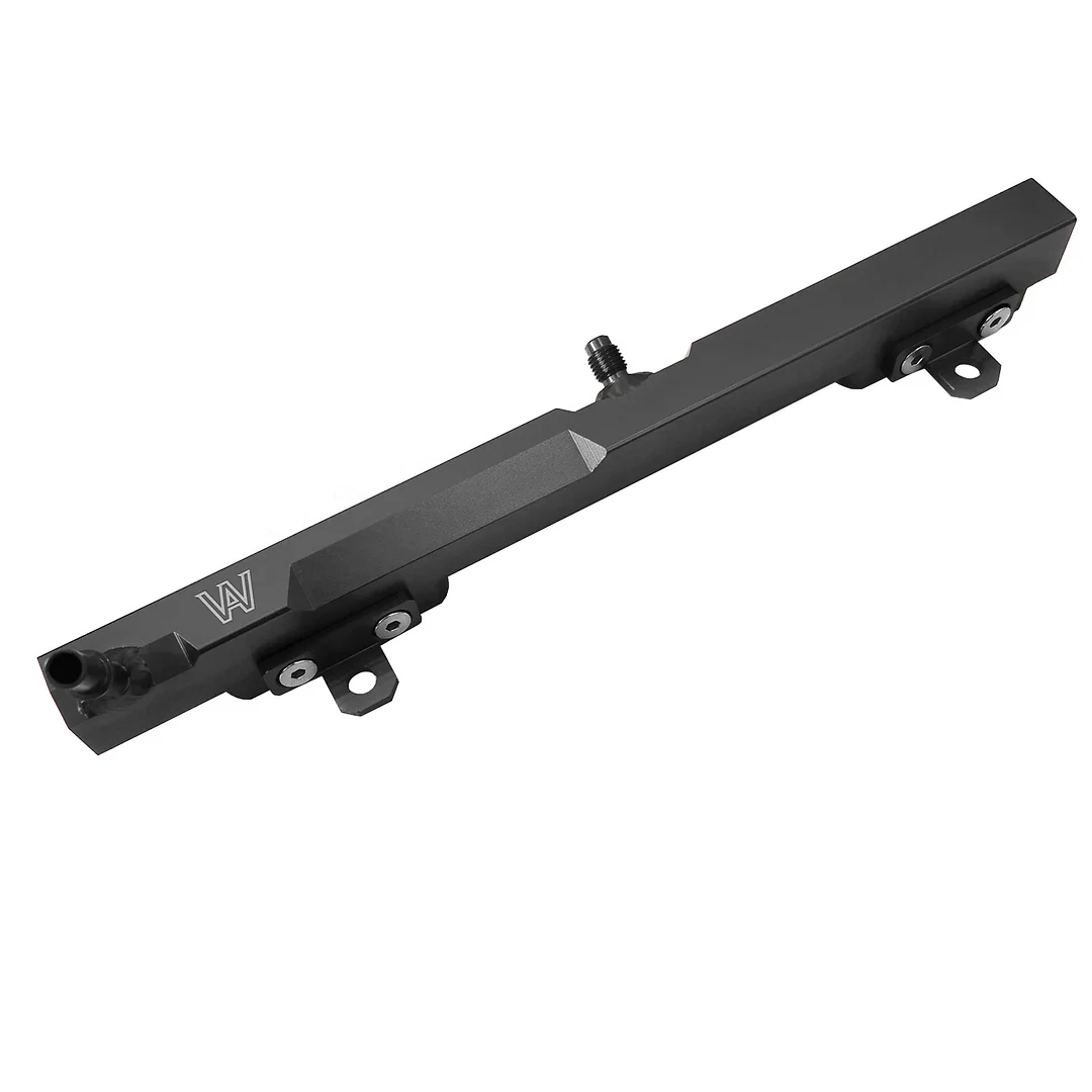 Alloyworks Billet Aluminum Fuel Rail fit Jeep Wrangler Cherokee 2.5L Liter 4 Cylinder Black