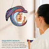 (US Only)Special Shaped Diamond Painting Makeup Mirror Kit Dolphin Crystal Diamond Mirror