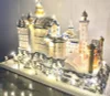 Block model of the world famous building Swan Lake Castle (8288 pieces)