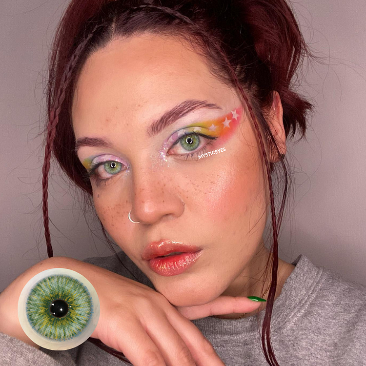 Rare Iris Green Contact Lenses