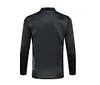 2024/2025 Real Madrid Royal Black Special Edition Half-Pull Training Suit Football Shirt 1:1 Thai Quality Set